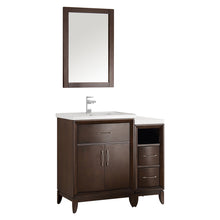 Load image into Gallery viewer, Fresca Cambridge 36&quot; Antique Coffee Traditional Bathroom Vanity w/ Mirror- Fresca