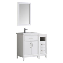 Load image into Gallery viewer, Fresca Cambridge 36&quot; White Traditional Bathroom Vanity w/ Mirror- Fresca