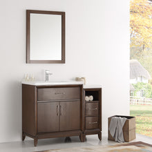 Load image into Gallery viewer, Fresca Cambridge 42" Antique Coffee Traditional Bathroom Vanity w/ Mirror- Fresca