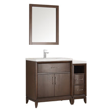 Load image into Gallery viewer, Fresca Cambridge 42" Antique Coffee Traditional Bathroom Vanity w/ Mirror- Fresca