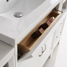 Load image into Gallery viewer, Fresca Cambridge 42" White Traditional Bathroom Vanity w/ Mirror- Fresca