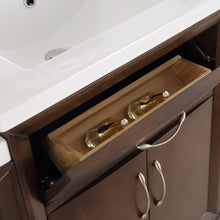 Load image into Gallery viewer, Fresca Cambridge 96" Antique Coffee Double Sink Traditional Bathroom Vanity w/ Mirrors- Fresca