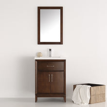 Load image into Gallery viewer, Fresca Cambridge 24&quot; Antique Coffee Traditional Bathroom Vanity w/ Mirror- Fresca