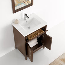 Load image into Gallery viewer, Fresca Cambridge 24&quot; Antique Coffee Traditional Bathroom Vanity w/ Mirror- Fresca