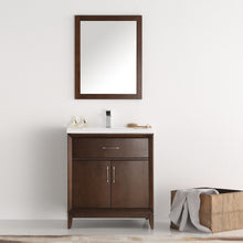 Load image into Gallery viewer, Fresca Cambridge 30&quot; Antique Coffee Traditional Bathroom Vanity w/ Mirror- Fresca