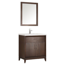 Load image into Gallery viewer, Fresca Cambridge 30&quot; Antique Coffee Traditional Bathroom Vanity w/ Mirror- Fresca