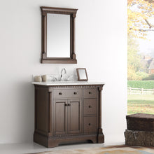 Load image into Gallery viewer, Fresca Kingston 37&quot; Antique Coffee Traditional Bathroom Vanity w/ Mirror- Fresca