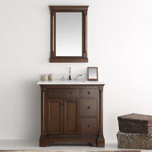 Load image into Gallery viewer, Fresca Kingston 37&quot; Antique Coffee Traditional Bathroom Vanity w/ Mirror- Fresca