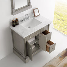 Load image into Gallery viewer, Fresca Kingston 37&quot; Antique Silver Traditional Bathroom Vanity w/ Mirror- Fresca