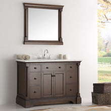 Load image into Gallery viewer, Fresca Kingston 49" Antique Coffee Traditional Bathroom Vanity w/ Mirror- Fresca
