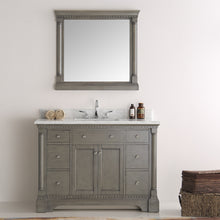 Load image into Gallery viewer, Fresca Kingston 49" Antique Silver Traditional Bathroom Vanity w/ Mirror- Fresca
