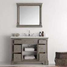 Load image into Gallery viewer, Fresca Kingston 49" Antique Silver Traditional Bathroom Vanity w/ Mirror- Fresca