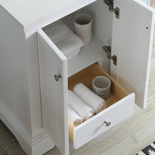 Load image into Gallery viewer, Fresca Windsor 24" Matte White Traditional Bathroom Vanity w/ Mirror- Fresca