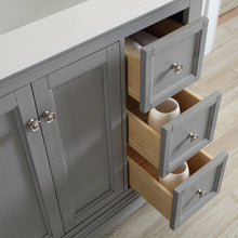 Load image into Gallery viewer, Fresca Windsor 36" Gray Textured Traditional Bathroom Vanity w/ Mirror- Fresca
