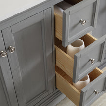 Load image into Gallery viewer, Fresca Windsor 60&quot; Gray Textured Traditional Double Sink Bathroom Vanity w/ Mirrors- Fresca