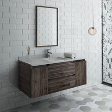 Load image into Gallery viewer, Fresca Formosa 48&quot; Wall Hung Modern Bathroom Vanity w/ Mirror- Fresca