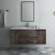 Load image into Gallery viewer, Fresca Formosa 48&quot; Wall Hung Modern Bathroom Vanity w/ Mirror- Fresca