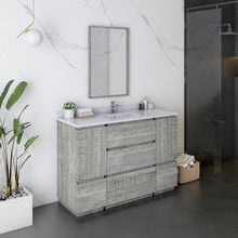 Load image into Gallery viewer, Fresca Formosa 48&quot; Floor Standing Modern Bathroom Vanity w/ Mirror in Ash- Fresca
