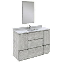 Load image into Gallery viewer, Fresca Formosa 48&quot; Floor Standing Modern Bathroom Vanity w/ Mirror in Ash- Fresca