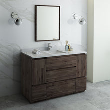 Load image into Gallery viewer, Fresca Formosa 54&quot; Floor Standing Modern Bathroom Vanity w/ Mirror- Fresca