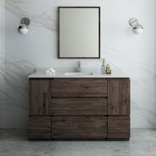 Load image into Gallery viewer, Fresca Formosa 54&quot; Floor Standing Modern Bathroom Vanity w/ Mirror- Fresca