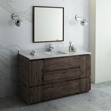 Load image into Gallery viewer, Fresca Formosa 60&quot; Floor Standing Single Sink Modern Bathroom Vanity w/ Mirror- Fresca
