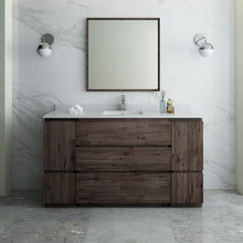 Load image into Gallery viewer, Fresca Formosa 60&quot; Floor Standing Single Sink Modern Bathroom Vanity w/ Mirror- Fresca