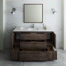 Load image into Gallery viewer, Fresca Formosa 60&quot; Floor Standing Single Sink Modern Bathroom Vanity w/ Mirror- Fresca