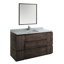 Load image into Gallery viewer, Fresca Formosa 60&quot; Floor Standing Single Sink Modern Bathroom Vanity w/ Mirror- Fresca