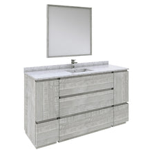 Load image into Gallery viewer, Fresca Formosa 60&quot; Floor Standing Single Sink Modern Bathroom Vanity w/ Mirror in Ash- Fresca