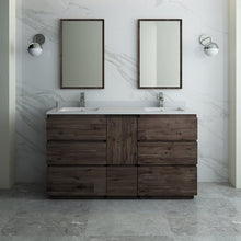 Load image into Gallery viewer, Fresca Formosa 60&quot; Floor Standing Double Sink Modern Bathroom Vanity w/ Mirrors- Fresca