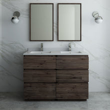 Load image into Gallery viewer, Fresca Formosa 48&quot; Floor Standing Double Sink Modern Bathroom Vanity w/ Mirrors- Fresca