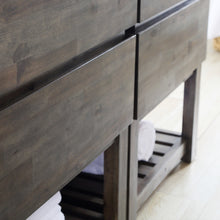 Load image into Gallery viewer, Fresca Formosa 48&quot; Floor Standing Double Sink Modern Bathroom Vanity w/ Open Bottom &amp; Mirrors- Fresca