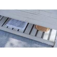 Load image into Gallery viewer, Fresca Formosa 72&quot; Floor Standing Double Sink Modern Bathroom Vanity w/ Open Bottom &amp; Mirrors in Rustic White- Fresca