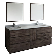 Load image into Gallery viewer, Fresca Formosa 84&quot; Floor Standing Double Sink Modern Bathroom Vanity w/ Mirrors- Fresca