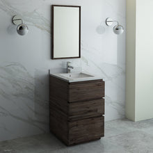 Load image into Gallery viewer, Fresca Formosa 24&quot; Floor Standing Modern Bathroom Vanity w/ Mirror- Fresca