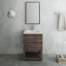 Load image into Gallery viewer, Fresca Formosa 24&quot; Floor Standing Modern Bathroom Vanity w/ Open Bottom &amp; Mirror- Fresca