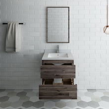 Load image into Gallery viewer, Fresca Formosa 24&quot; Wall Hung Modern Bathroom Vanity w/ Mirror- Fresca