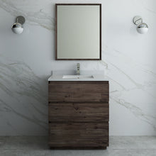 Load image into Gallery viewer, Fresca Formosa 30&quot; Floor Standing Modern Bathroom Vanity w/ Mirror- Fresca