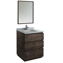 Load image into Gallery viewer, Fresca Formosa 30&quot; Floor Standing Modern Bathroom Vanity w/ Mirror- Fresca