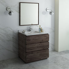 Load image into Gallery viewer, Fresca Formosa 36&quot; Floor Standing Modern Bathroom Vanity w/ Mirror- Fresca