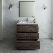 Load image into Gallery viewer, Fresca Formosa 36&quot; Floor Standing Modern Bathroom Vanity w/ Mirror- Fresca