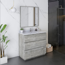 Load image into Gallery viewer, Fresca Formosa 36&quot; Floor Standing Modern Bathroom Vanity w/ Mirror in Ash- Fresca