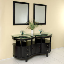 Load image into Gallery viewer, Fresca Unico 63&quot; Espresso Modern Bathroom Vanity w/ Mirrors- Fresca