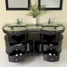 Load image into Gallery viewer, Fresca Unico 63&quot; Espresso Modern Bathroom Vanity w/ Mirrors- Fresca