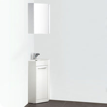 Load image into Gallery viewer, Fresca Coda 14&quot; White Modern Corner Bathroom Vanity- Fresca