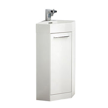Load image into Gallery viewer, Fresca Coda 14&quot; White Modern Corner Bathroom Vanity- Fresca