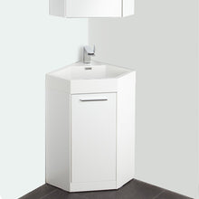 Load image into Gallery viewer, Fresca Coda 18&quot; White Modern Corner Bathroom Vanity- Fresca