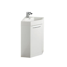 Load image into Gallery viewer, Fresca Coda 18&quot; White Modern Corner Bathroom Vanity- Fresca