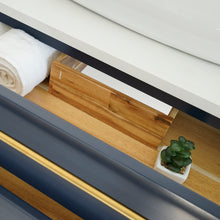 Load image into Gallery viewer, Fresca Lucera 30&quot; Royal Blue Wall Hung Vessel Sink Modern Bathroom Vanity w/ Medicine Cabinet- Fresca